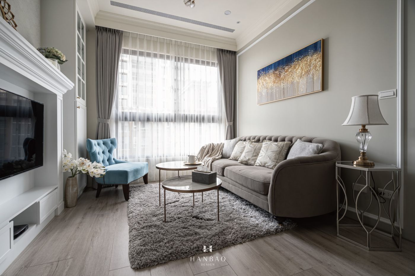 現代美式風客廳