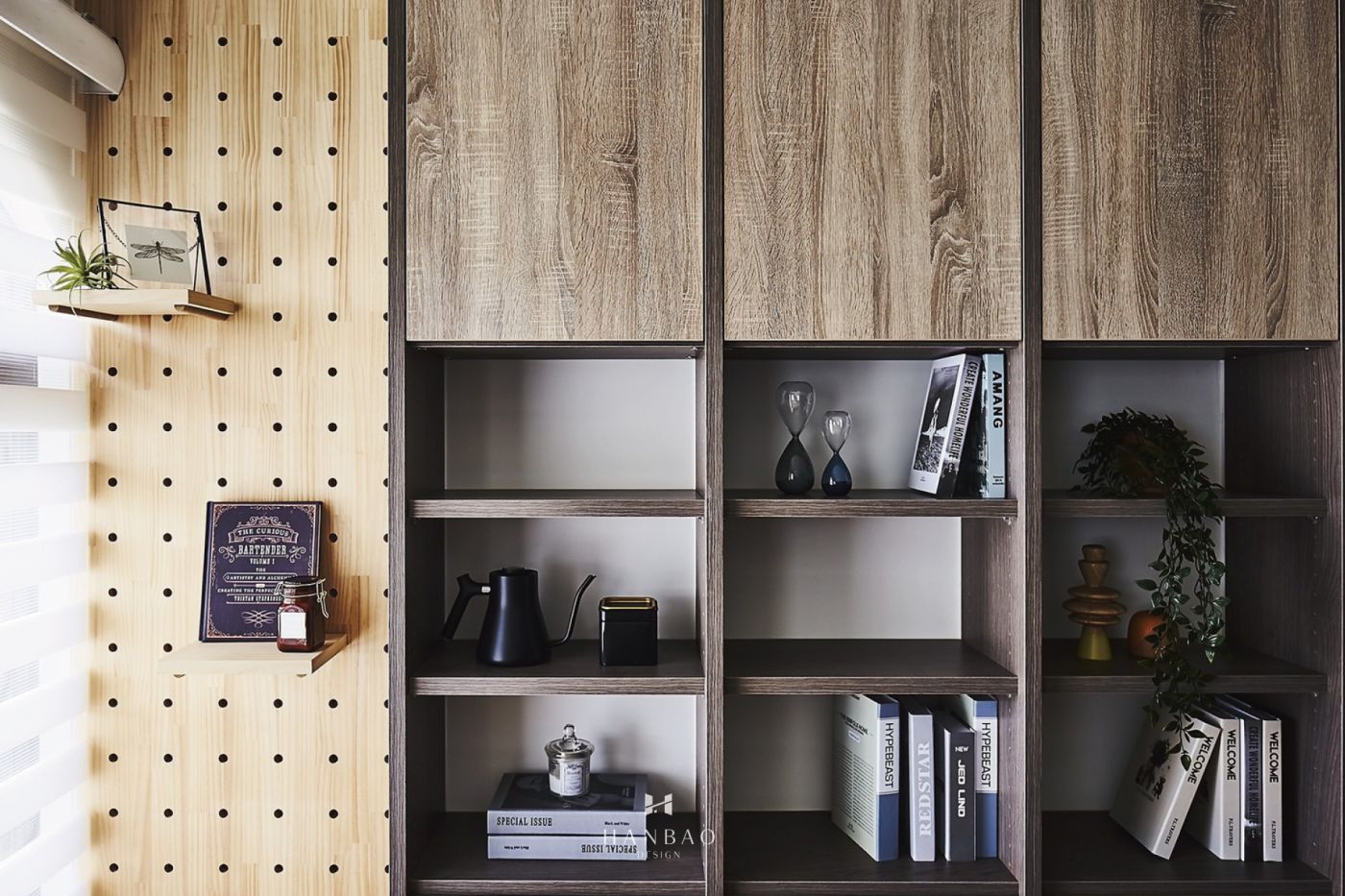 北歐風書房收納櫃