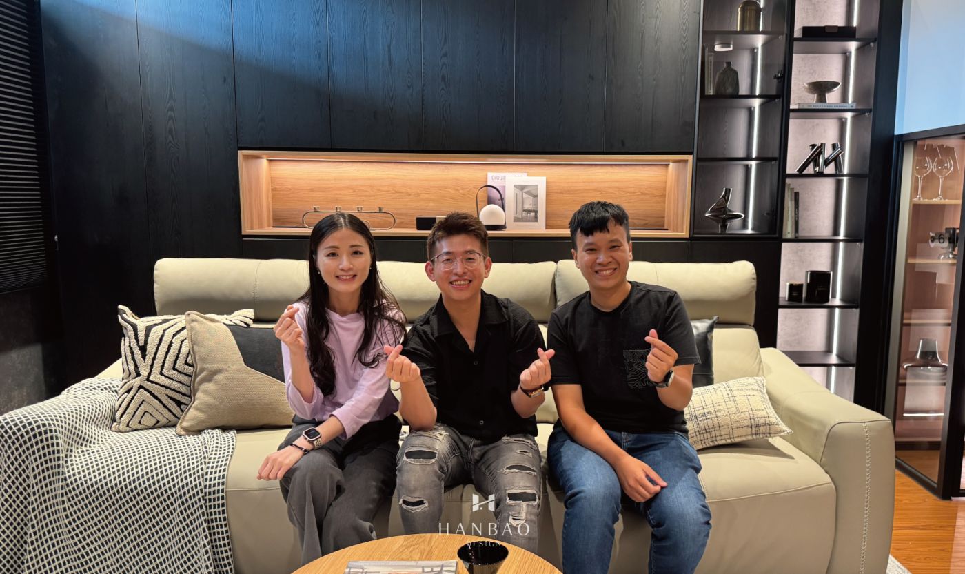 瀚寶總監與屋主合影 瀚寶總監與屋主合影