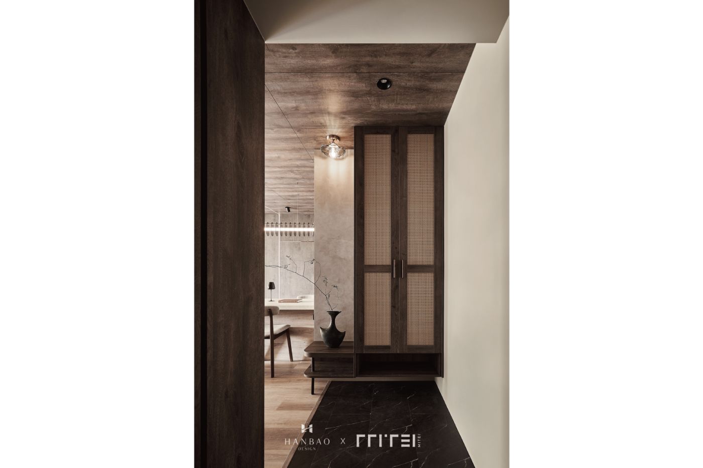 日式侘寂風玄關