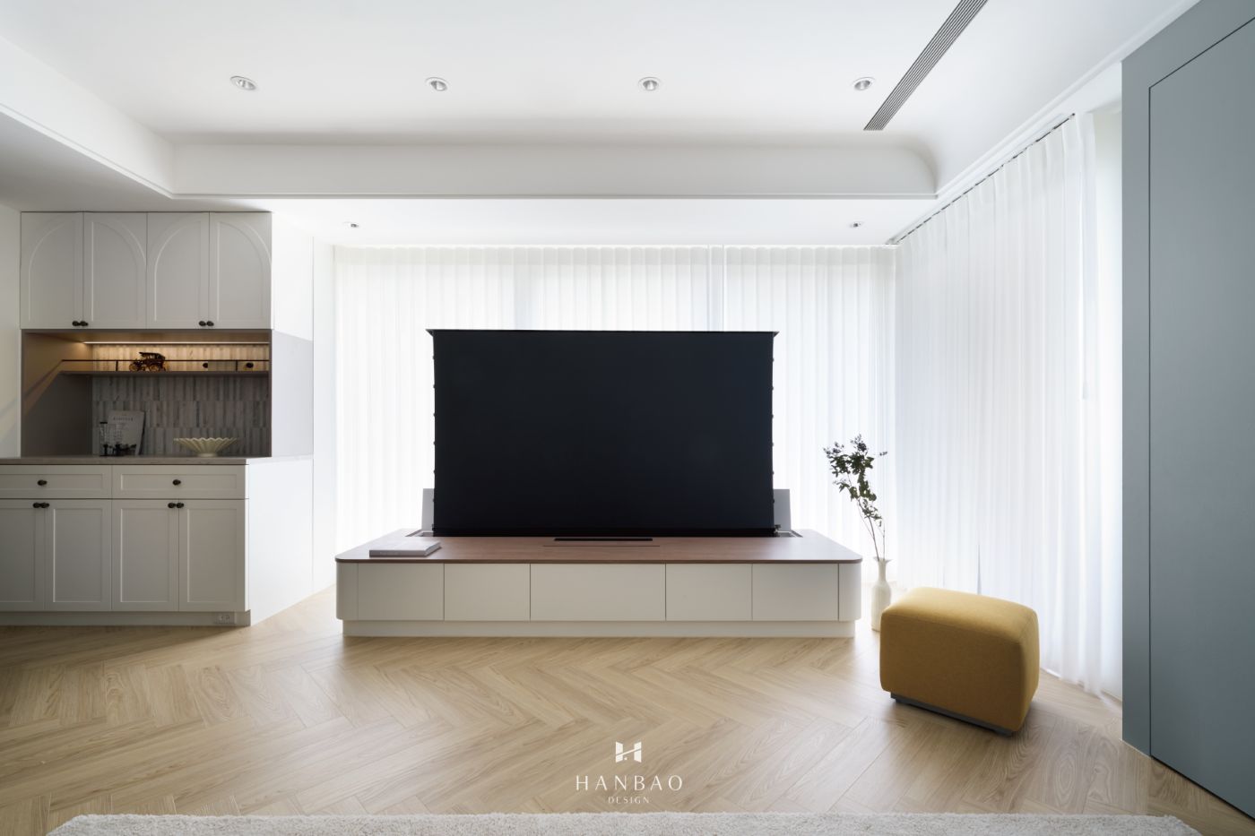 現代美式風多功能電視收納櫃