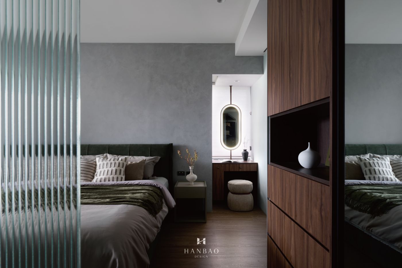 現代美式風主臥