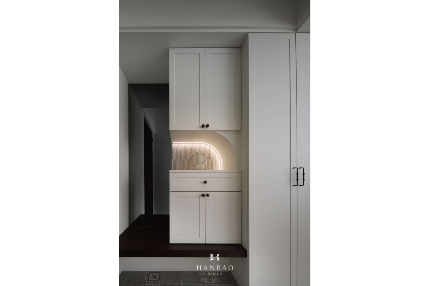 現代美式風玄關