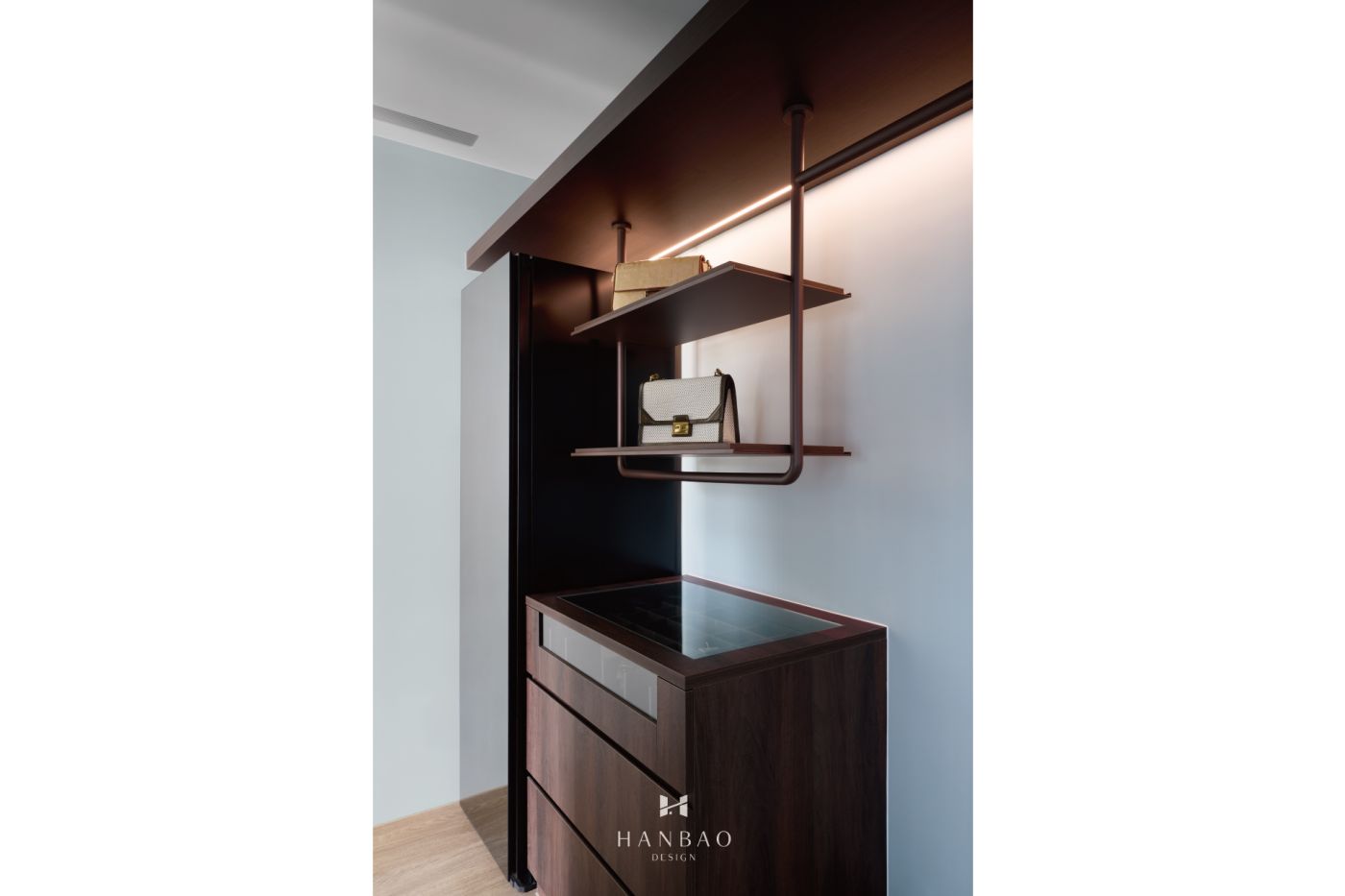 現代美式風收納展示櫃