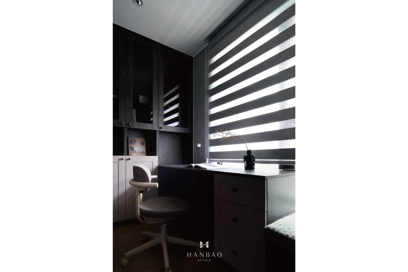 現代美式風收納主臥小書房