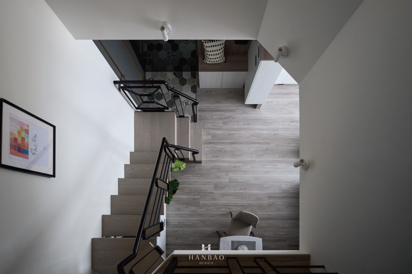 現代北歐風梯間