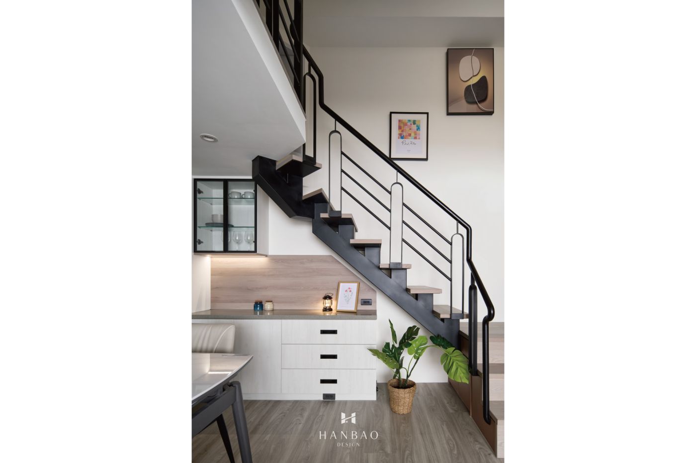 現代北歐風梯間