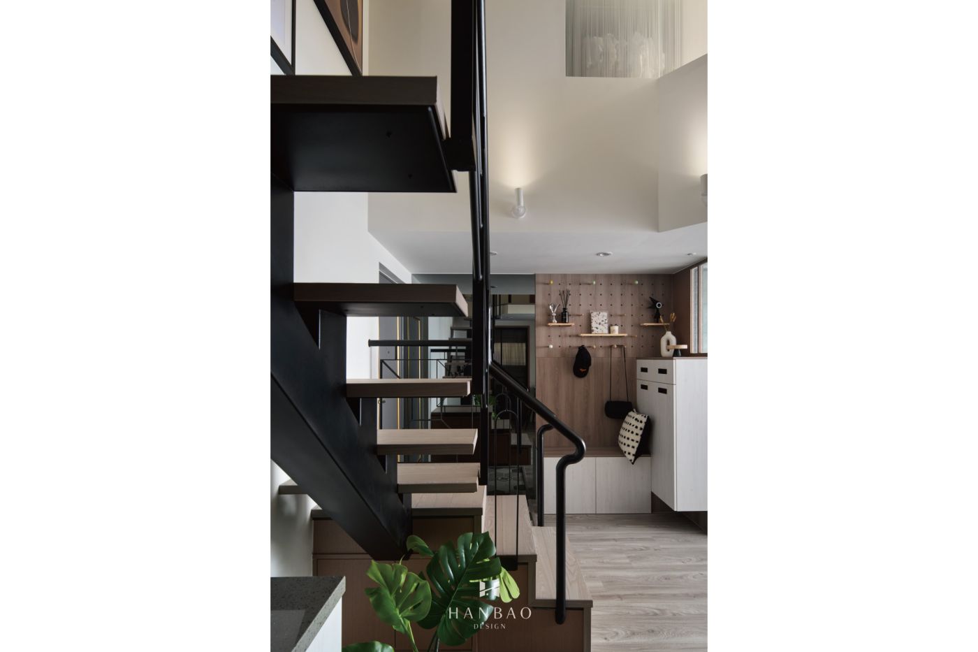 現代北歐風梯間