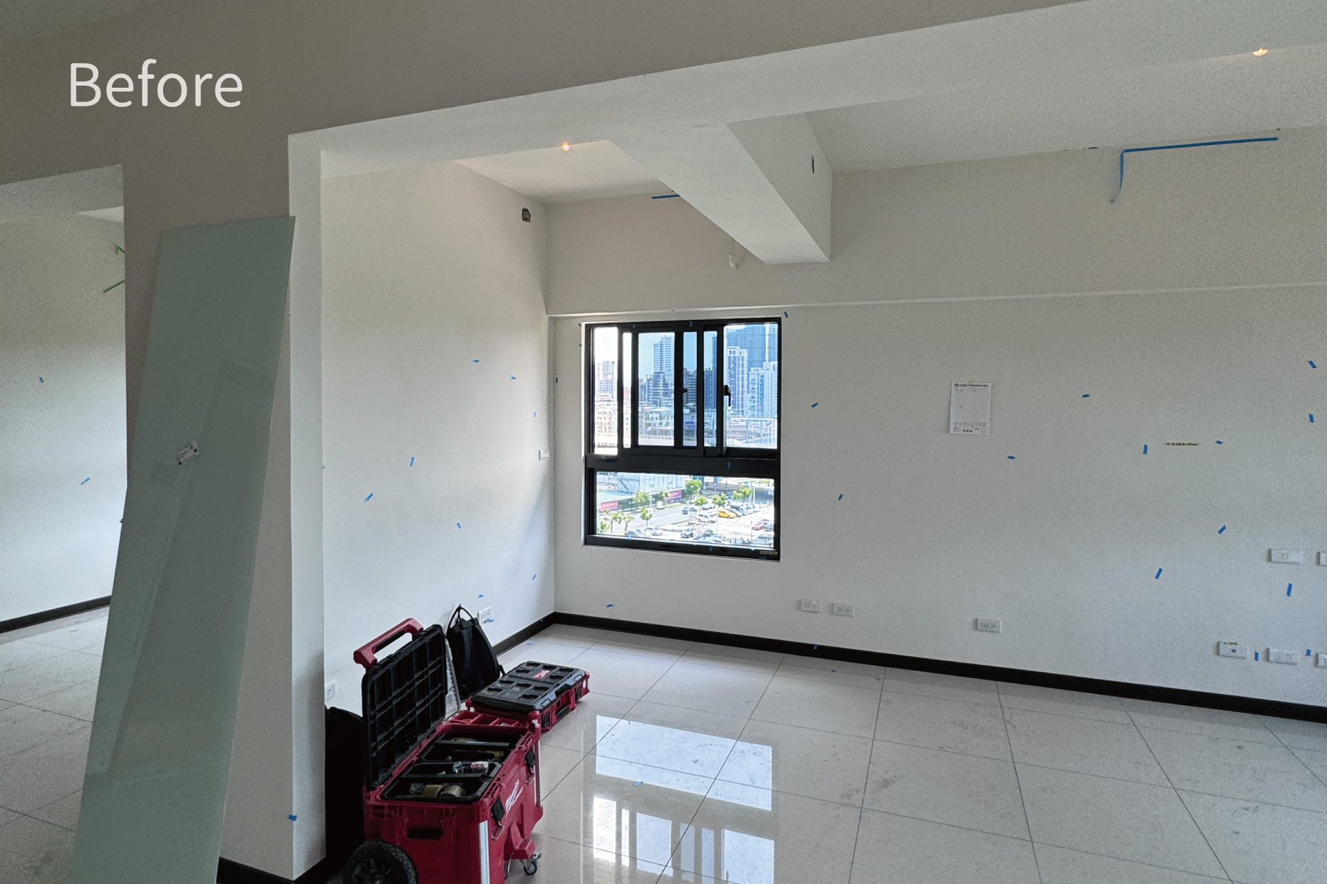 現代義式風餐廳裝潢前多功能房 現代義式風餐廳裝潢前多功能房