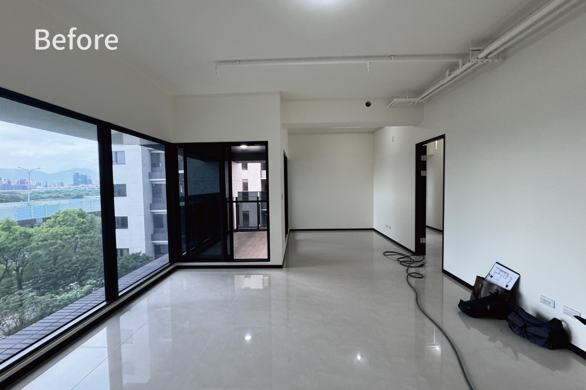 青羽寧境-裝潢前客廳