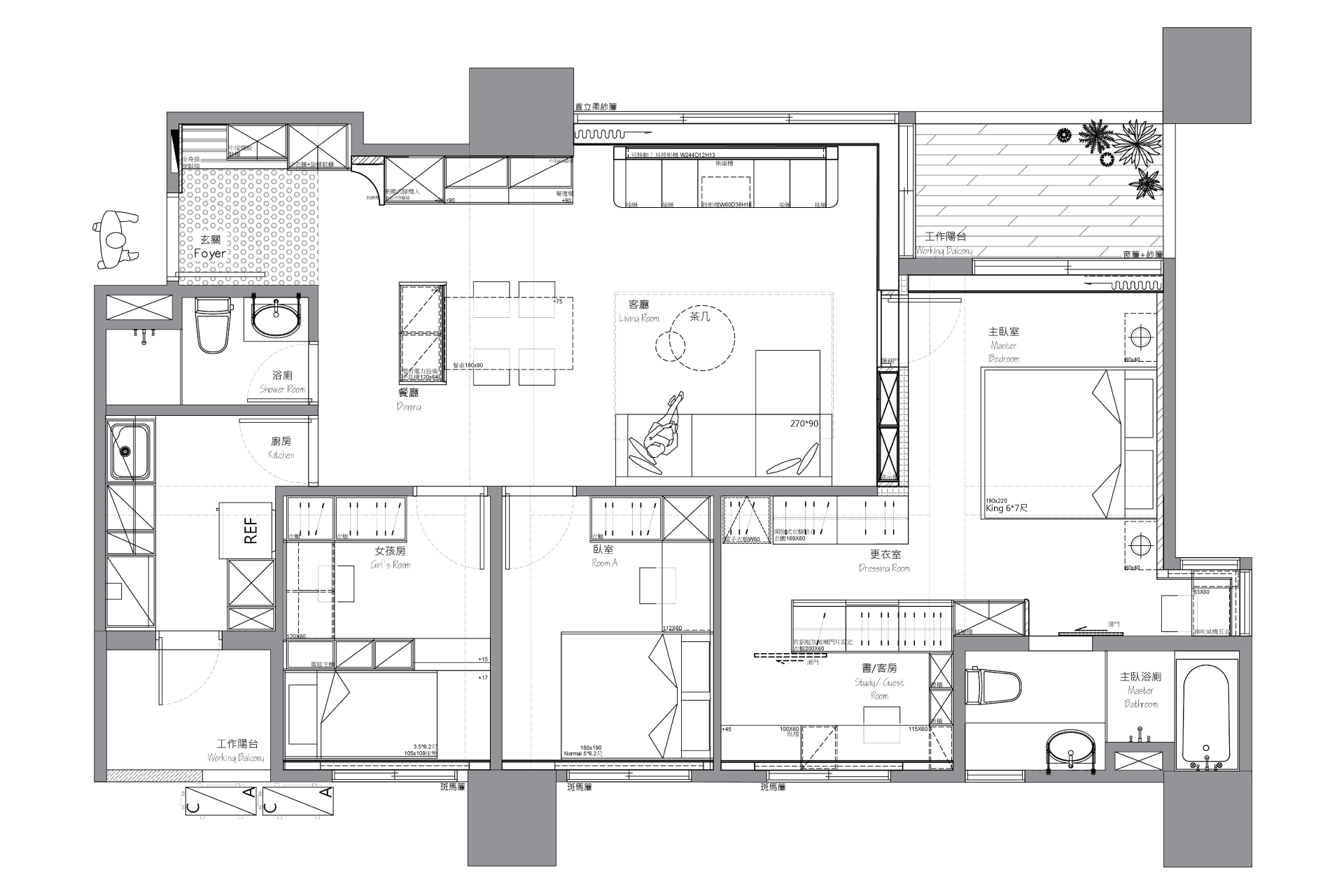 青羽寧境-平面配置圖