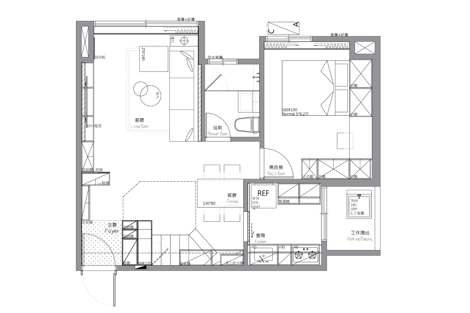階序映境1樓平面圖