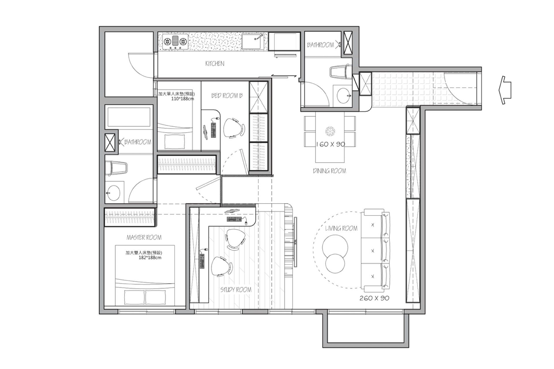 凪之居平面配置圖