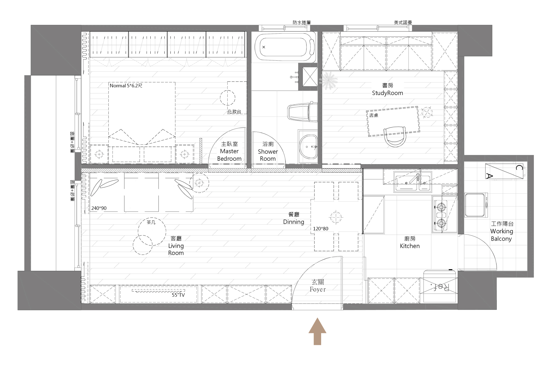 拾夢平面配置圖 拾夢平面配置圖